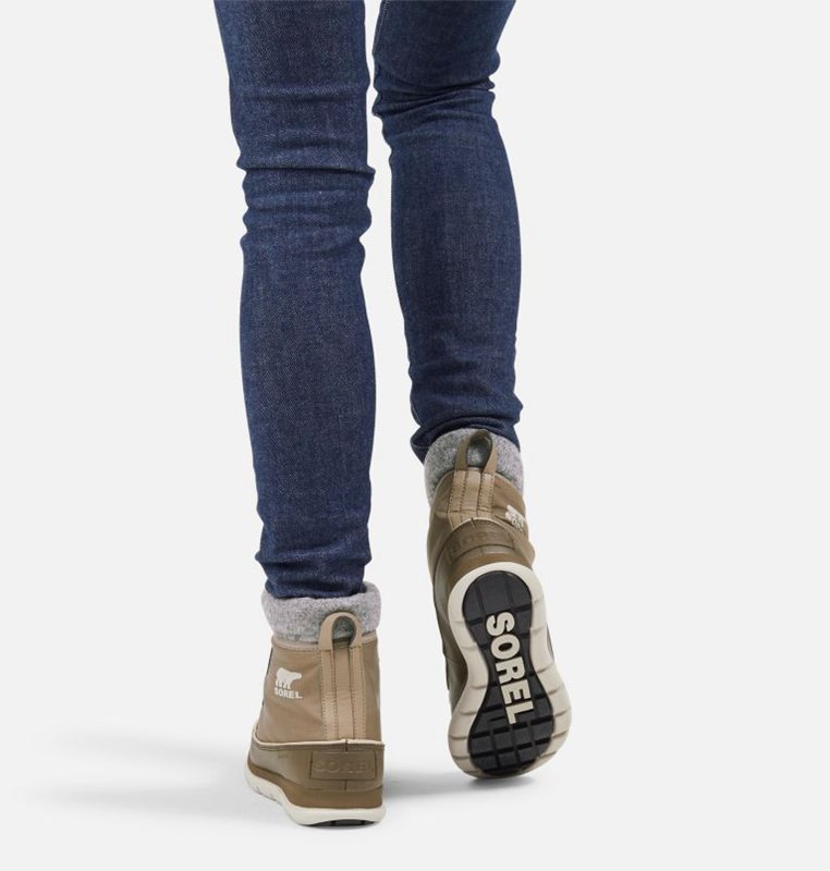 Sorel Dam Vinterkängor Khaki - ™ Explorer Carnival Låga - BCX-527860